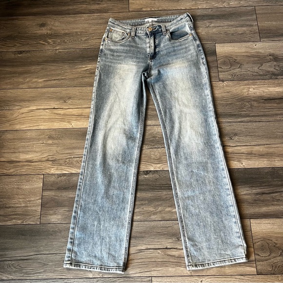 STS Blue High Rise Wide Leg Lt Blue Denim Jeans 27L - Picture 5 of 16